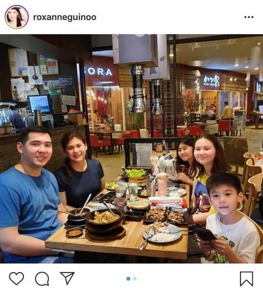 Priceless! Roxanne Guinoo with her picture-perfect family