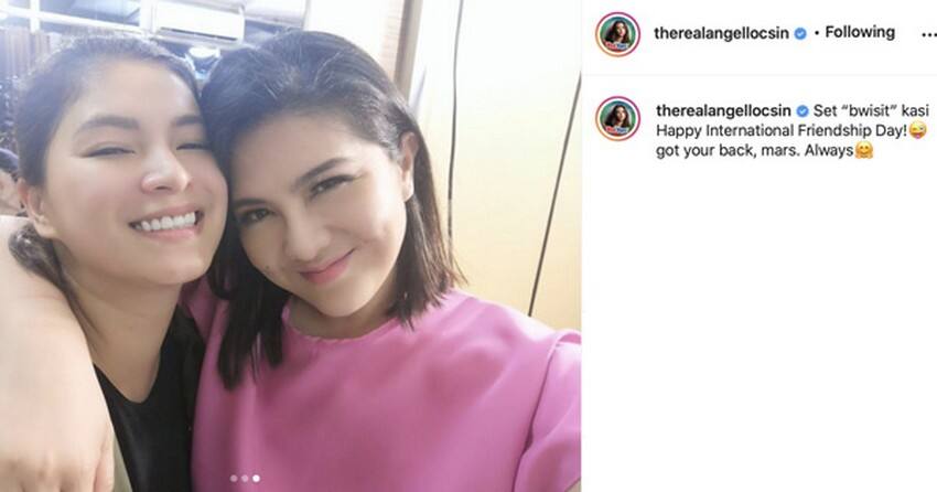 Dimples Romana Angel Locsin pagkakaibigan