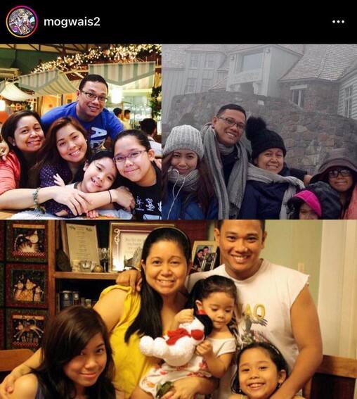 Moira Dela Torre with family