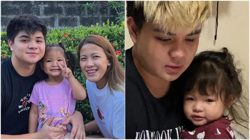 Photos of Hashtag Bugoy with his cute baby | ABS-CBN Entertainment