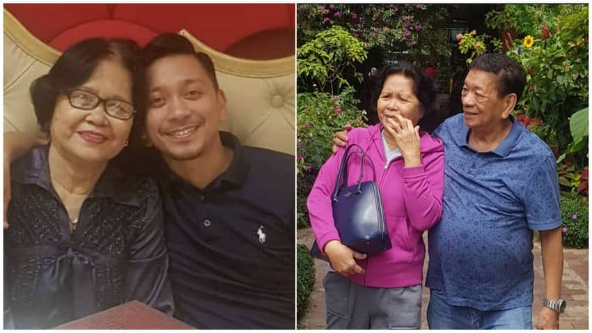 Jhong Hilario parents mommy daddy