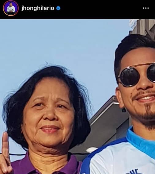 Jhong Hilario parents mommy daddy