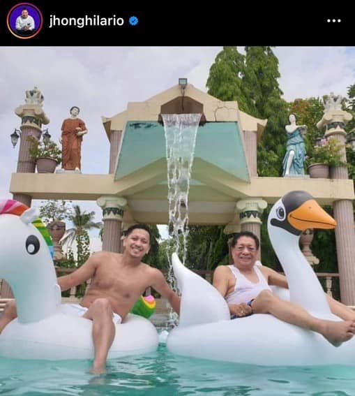 Jhong Hilario parents mommy daddy
