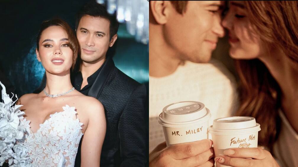 kilig photos of Catriona Gray with Sam Milby