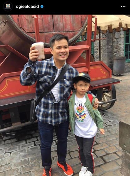 Mga litrato ni Ogie Alcasid kasama ang kanyang mini-me na si Nate