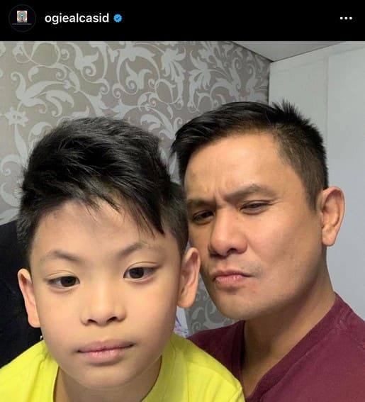 Mga litrato ni Ogie Alcasid kasama ang kanyang mini-me na si Nate