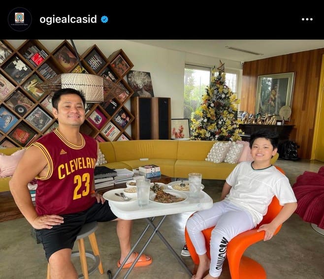 Mga litrato ni Ogie Alcasid kasama ang kanyang mini-me na si Nate