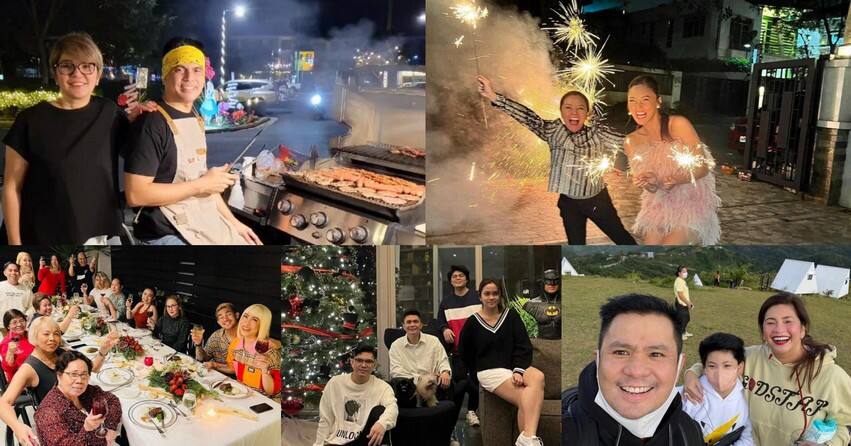 PHOTOS: It’s Showtime family’s fun, colorful holiday celebration with their loved ones
