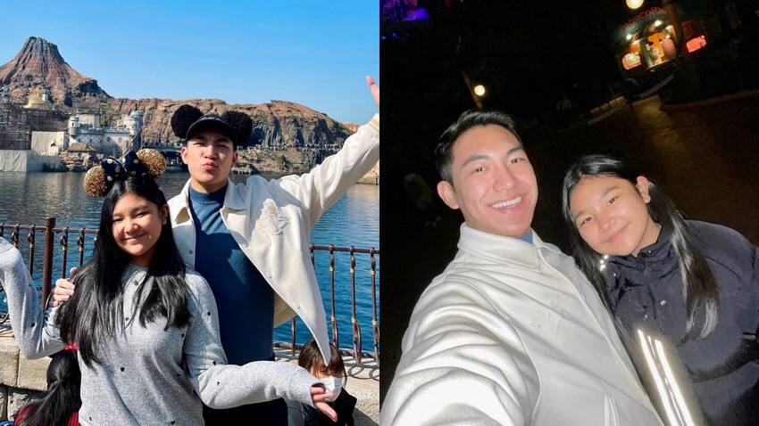 Darren Espanto kasama ang kanyang little sister