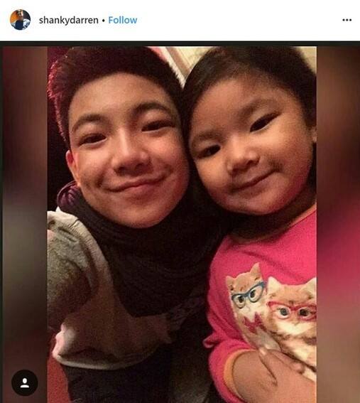 Darren Espanto kasama ang kanyang little sister