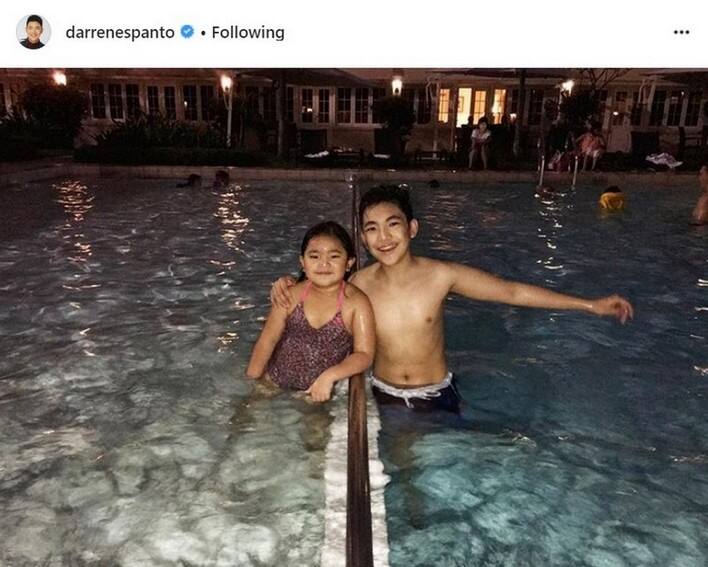 Darren Espanto kasama ang kanyang little sister