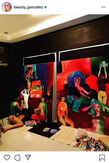 Home is where the art is! A peek inside Beauty Gonzalez’s house