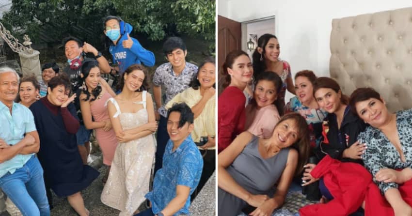 La Vida Lena cast behind the scenes