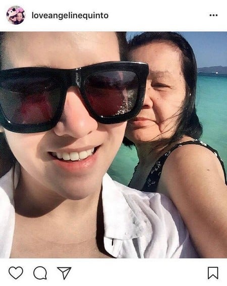 Angeline Quinto moments with Mama Bob