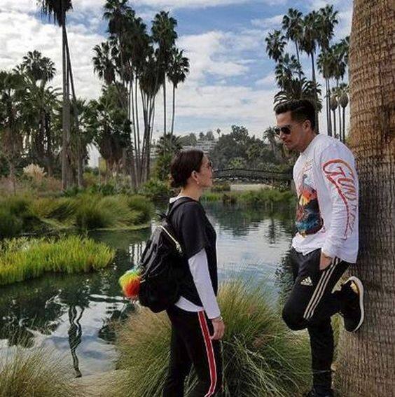 Desiree del Valle with her husband Boom Labrusca