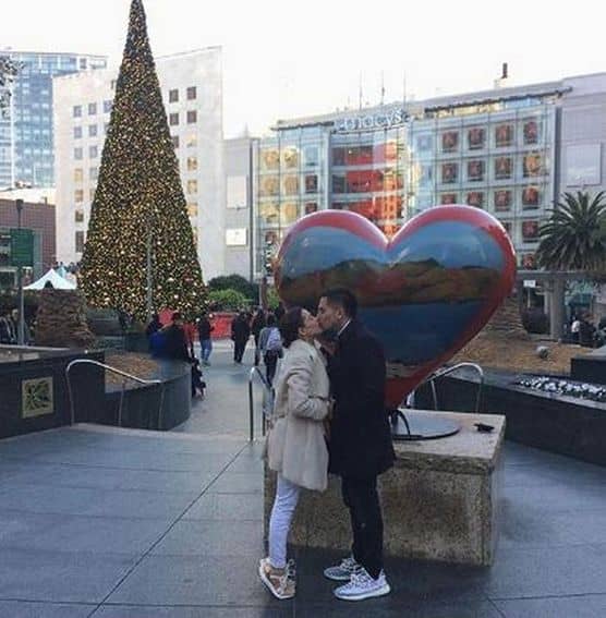 Desiree del Valle with her husband Boom Labrusca