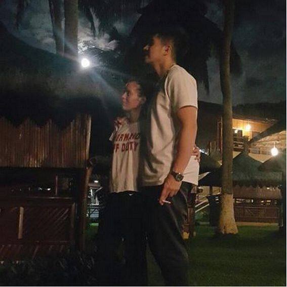 Desiree del Valle with her husband Boom Labrusca
