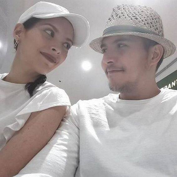 Desiree del Valle with her husband Boom Labrusca