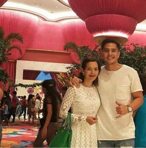 Desiree del Valle with her husband Boom Labrusca