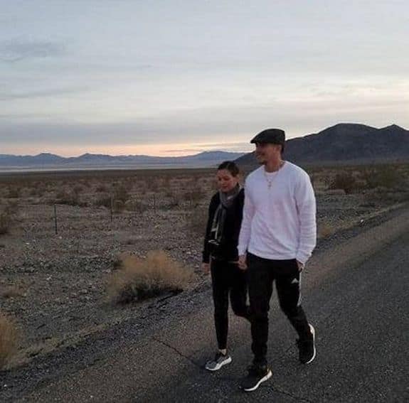 Desiree del Valle with her husband Boom Labrusca