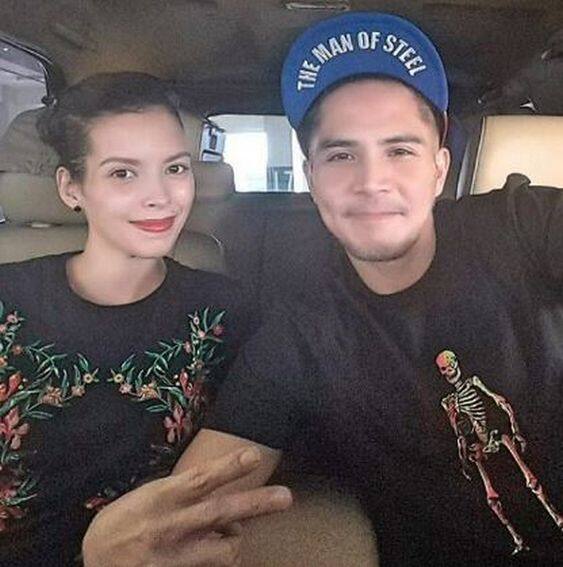 Desiree del Valle with her husband Boom Labrusca