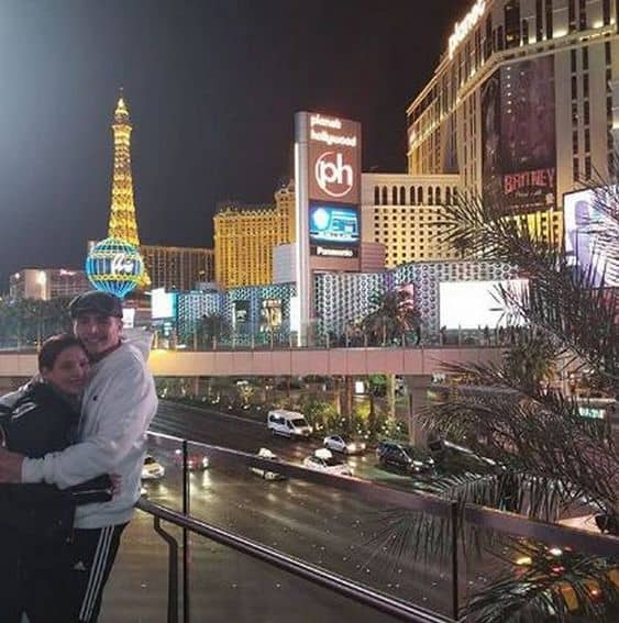 Desiree del Valle with her husband Boom Labrusca