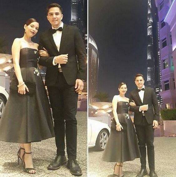 Desiree del Valle with her husband Boom Labrusca