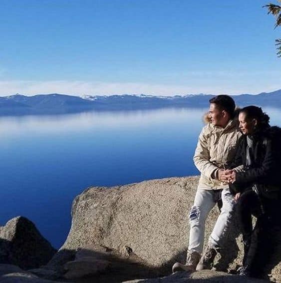 Desiree del Valle with her husband Boom Labrusca