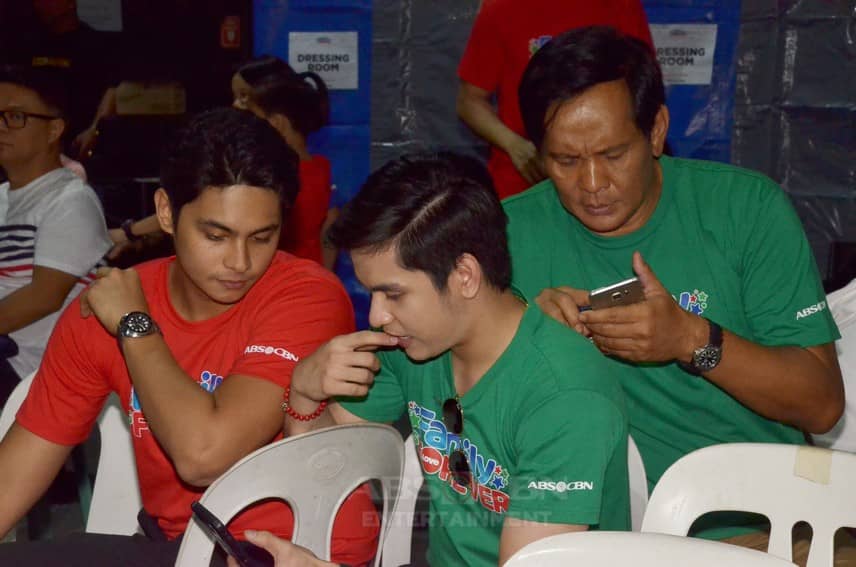 Pamilya Ko cast in Christmas station ID