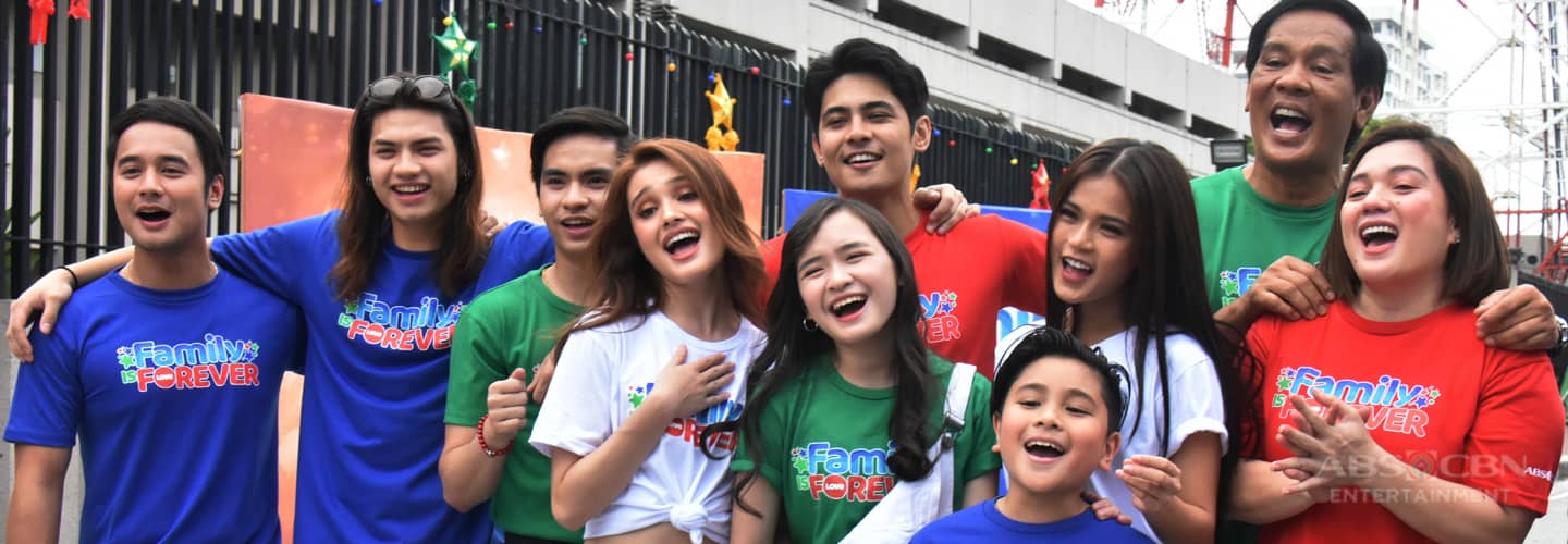 PHOTOS: Pamilya Ko cast in Christmas station ID