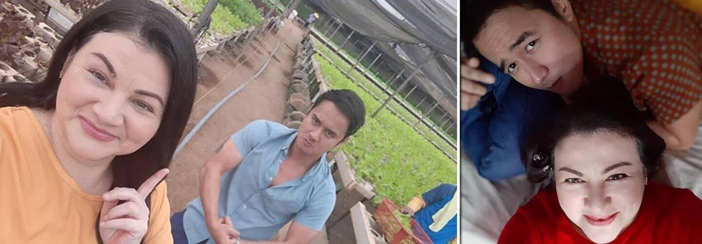 Off cam bonding of Rosanna and JM