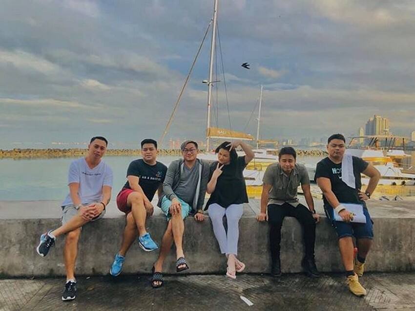 Off cam bonding of Rosanna and JM