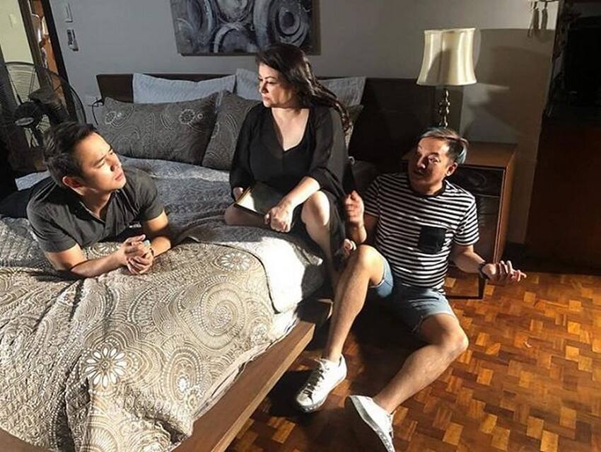 Off cam bonding of Rosanna and JM