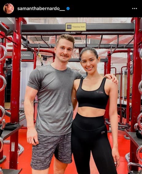 Samantha with her good-looking boyfriend