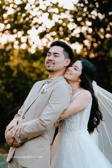 newlyweds Miko Raval and Kaira Dimatulac