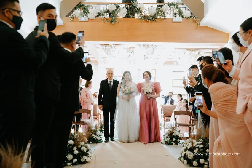 newlyweds Miko Raval and Kaira Dimatulac