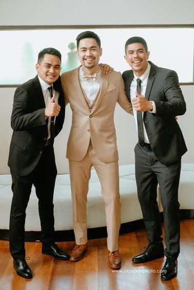 newlyweds Miko Raval and Kaira Dimatulac