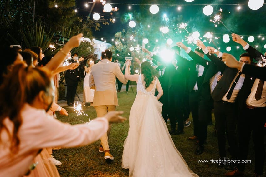 newlyweds Miko Raval and Kaira Dimatulac