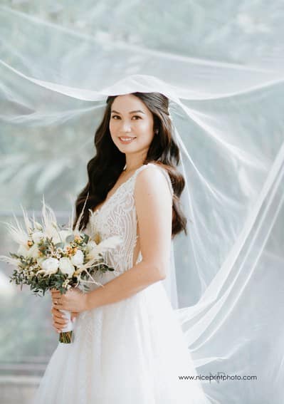 newlyweds Miko Raval and Kaira Dimatulac