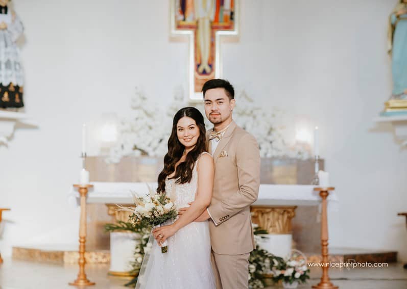 newlyweds Miko Raval and Kaira Dimatulac