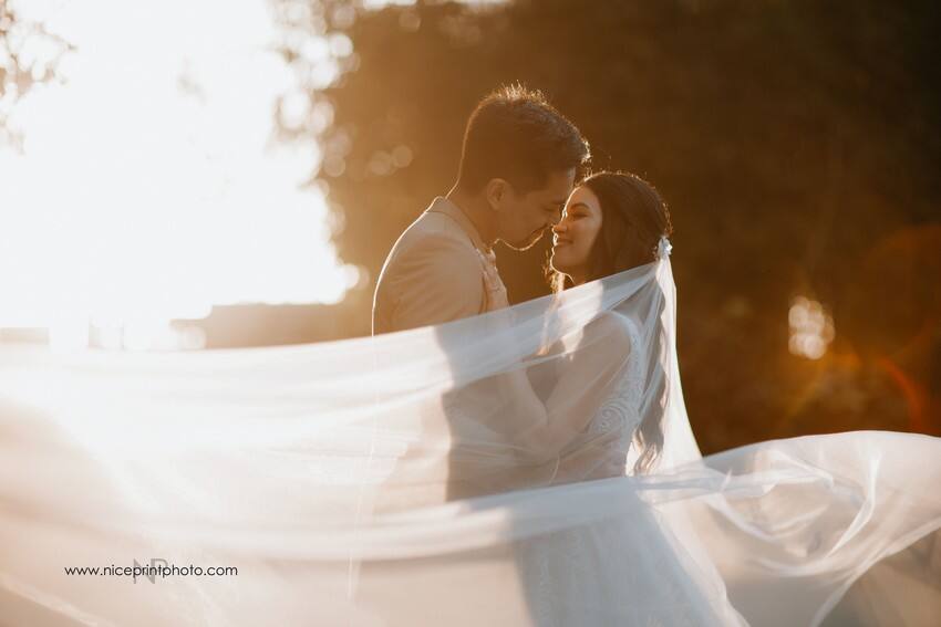 newlyweds Miko Raval and Kaira Dimatulac