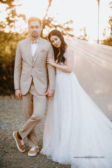 newlyweds Miko Raval and Kaira Dimatulac