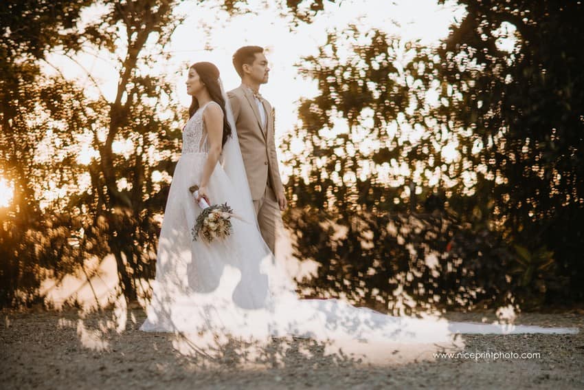newlyweds Miko Raval and Kaira Dimatulac