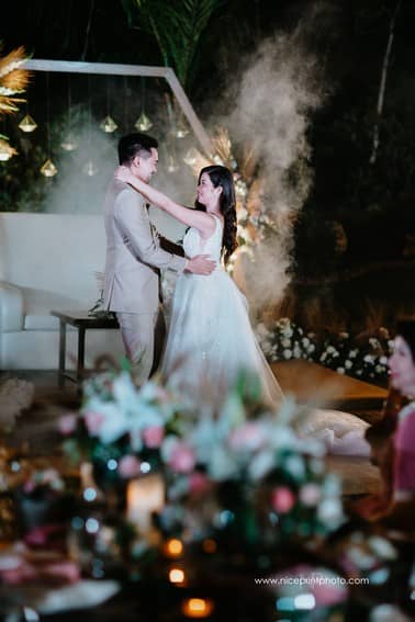 newlyweds Miko Raval and Kaira Dimatulac