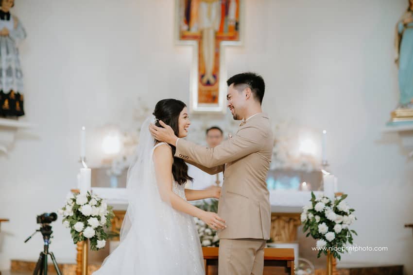 newlyweds Miko Raval and Kaira Dimatulac