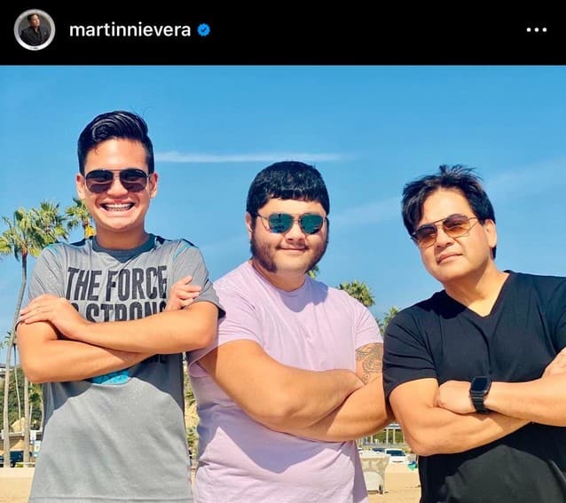 Martin Nievera with his lovable kids 