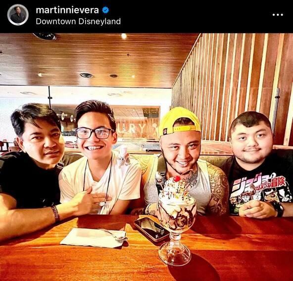 Martin Nievera with his lovable kids 