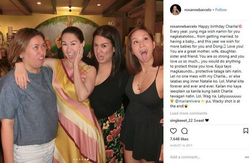 Here are some BFF Photos of Roxanne Barcelo and Marian Rivera!