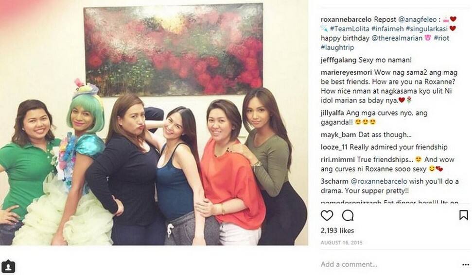Here are some BFF Photos of Roxanne Barcelo and Marian Rivera!