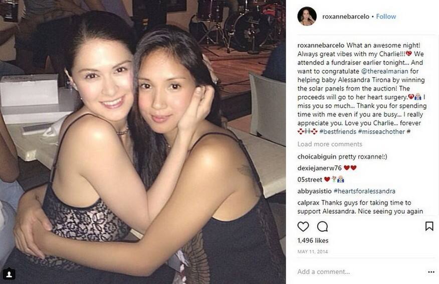 Here are some BFF Photos of Roxanne Barcelo and Marian Rivera!